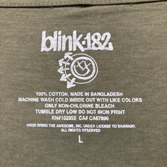 Blink-182 Self Titled Punk Rock Band Graphic T-Shirt Size Large - Picture 4 of 4